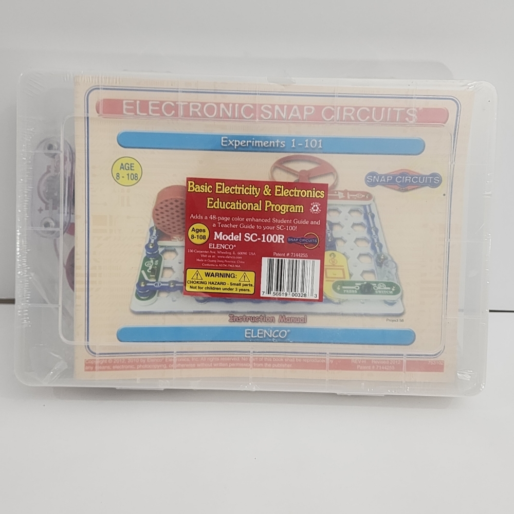 Elenco Model SC-100R Basic Electricity And Electronics Ed Program Basic Snap Kit - Picture 2 of 7